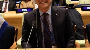 김윤덕 의원, 유엔총회 발표