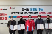 국민의힘, 경남 직능본부 선대위 발대식’개최